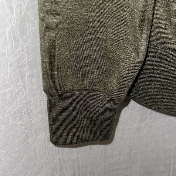 GERRY M Men’s Camo Green Heathered Full Zip Sweatshirt - Picture 5 of 16